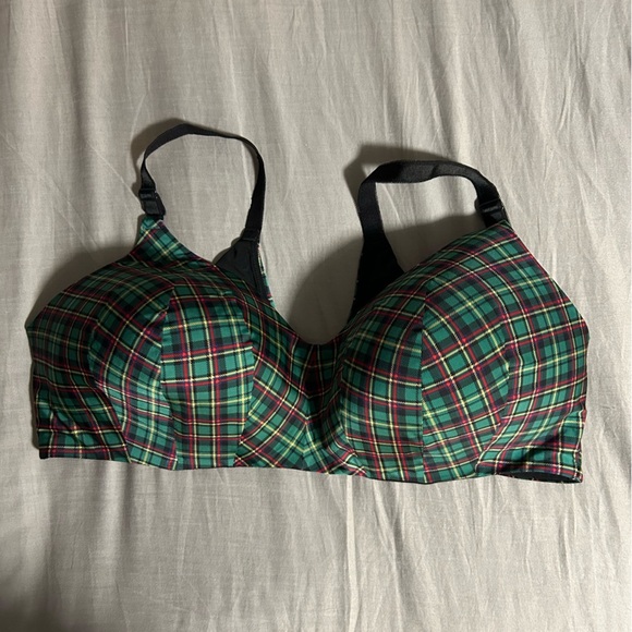 torrid Other - Torrid Green Plaid Dream Wire-Free Bra Size 46DD